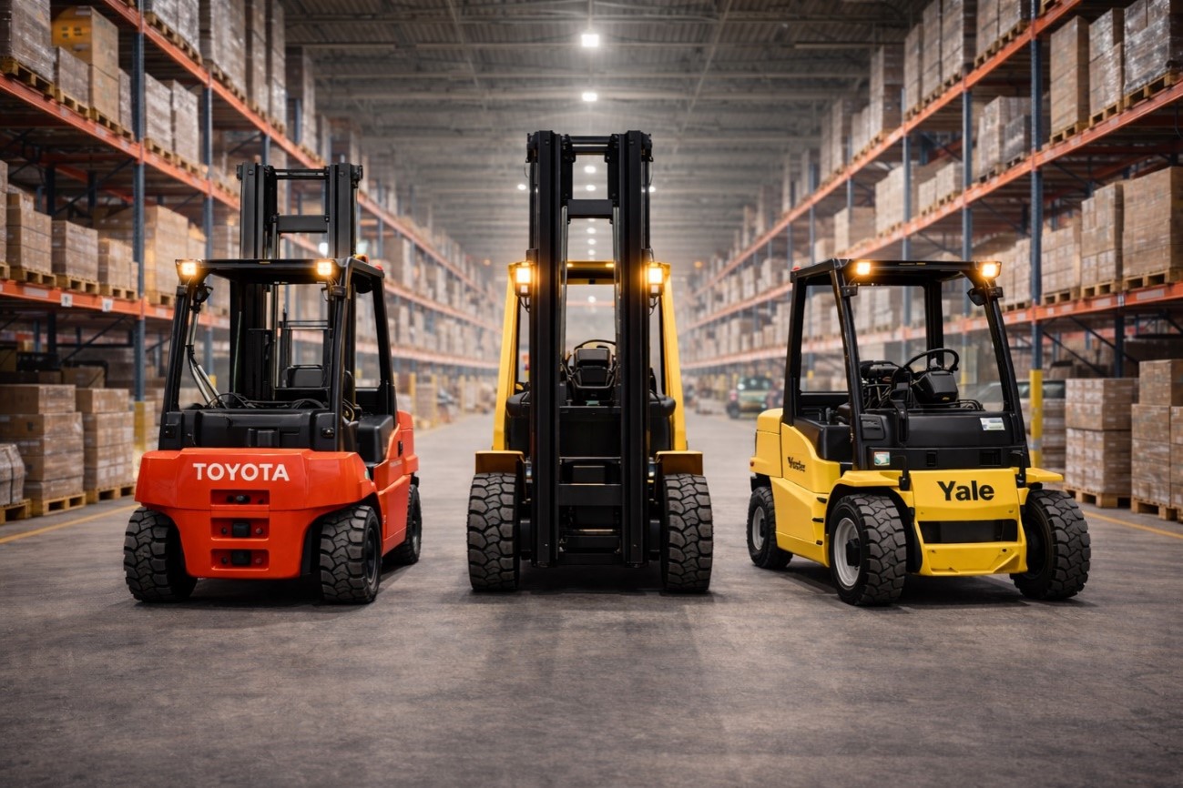 Qual a Melhor Marca de Empilhadeira em 2026? Toyota, Hyster ou Yale?